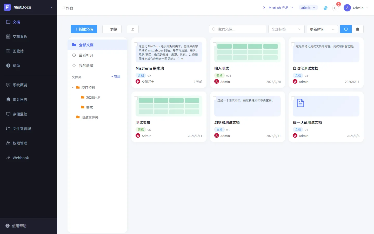 在文档库里搜 MistTerm，找到需求池文档，作者是夕阳武士